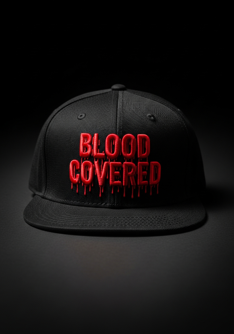 Blood Covered Snapback — Revelation 12:11
