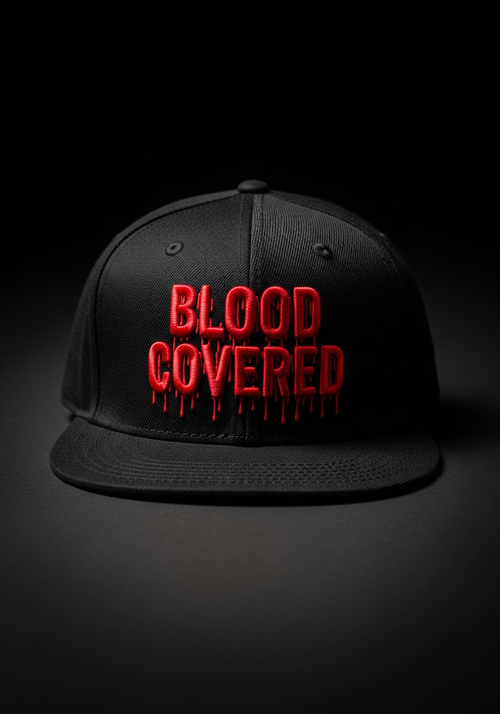 Blood Covered Snapback — Revelation 12:11