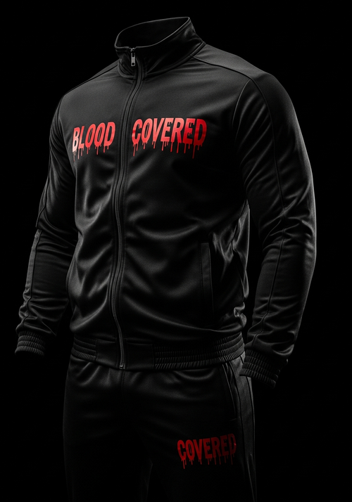 Blood Covered Tracksuit — Revelation 12:11