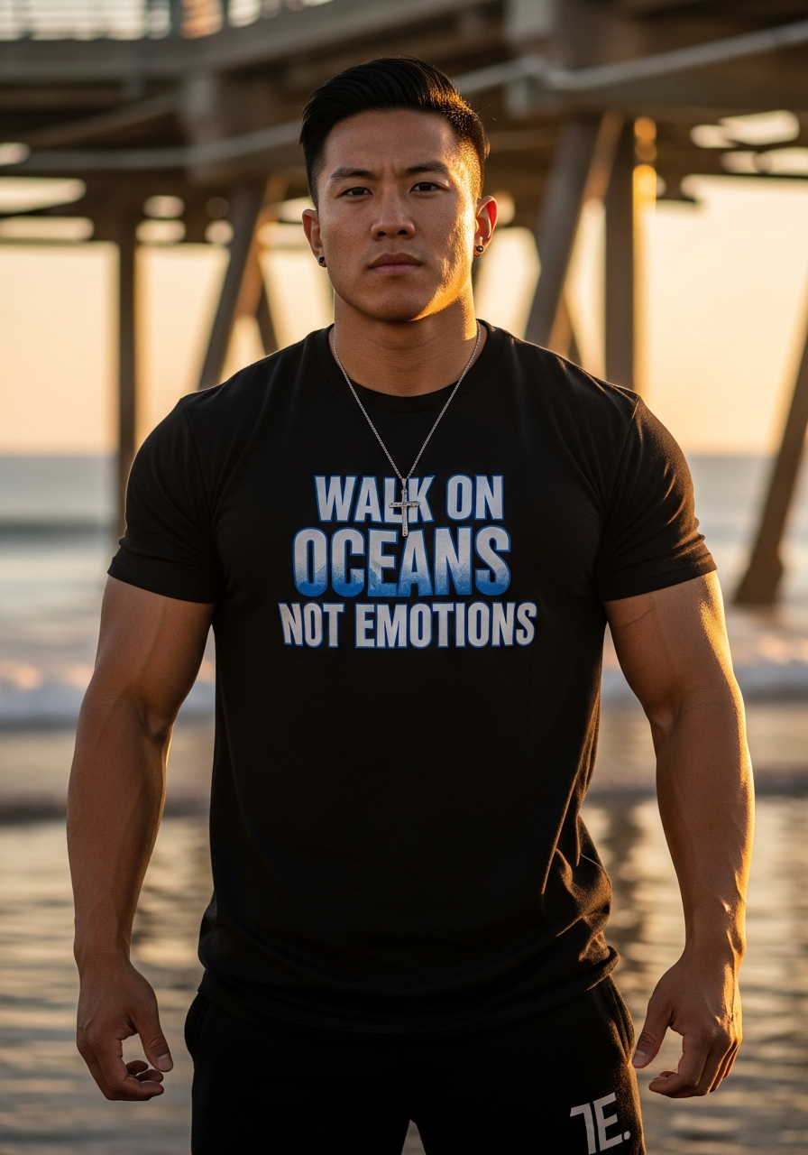 Walk On Oceans Not Emotions Tee — Matthew 14:29